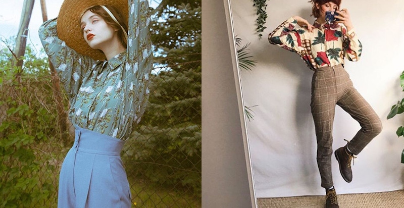 洗去辣妹&大嬸味～印花襯衫這樣搭，穿出英倫文青風
