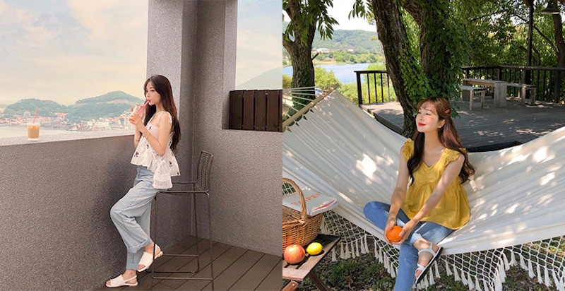 遮小肚肚還超顯瘦！難怪韓妞都愛穿，傘擺上衣的時髦搭配法｜穿搭推薦