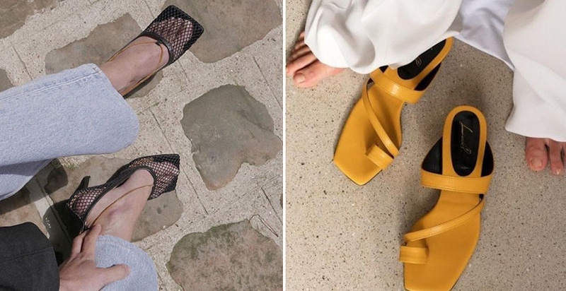 時髦精都在追！蹬上方頭涼鞋，走路自帶送風模式｜涼鞋推薦