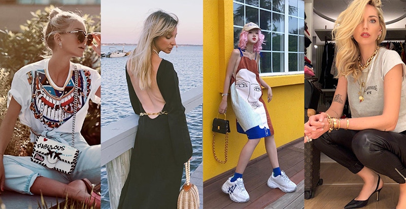 土豪炫富的金鏈條原來這麼潮！時尚博主搶搭的鏈條時尚，女孩們catch到了嗎？｜配件推薦