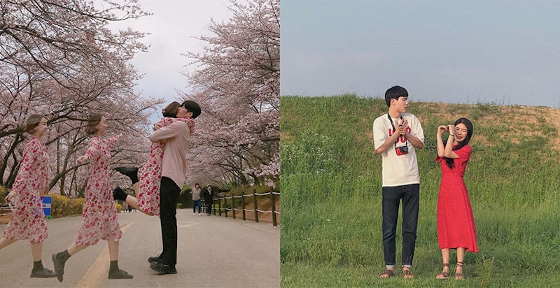 韓國有種職業叫放閃！七夕拍照偷學幾招，發朋友圈閃瞎他們XD｜拍照技巧