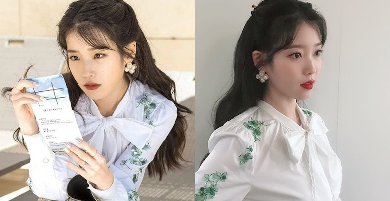 IU的花朵耳環太美~清新又甜美，約會戰力提升何止100倍｜配件推薦