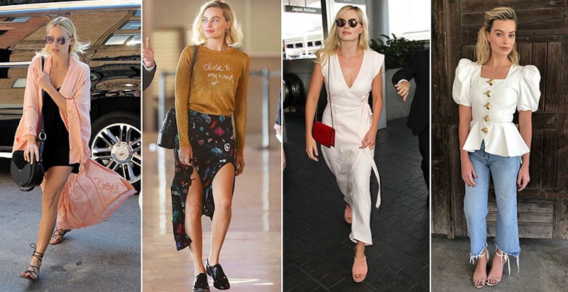 戲裡戲外都時髦！女神瑪格羅比衣品好，女人味穿搭是關鍵｜穿搭推薦