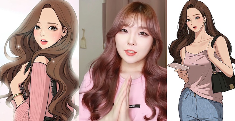 這才叫女神降臨！韓漫女主朱靜的氣質捲髮，韓妞教你用離子夾搞定｜造型推薦