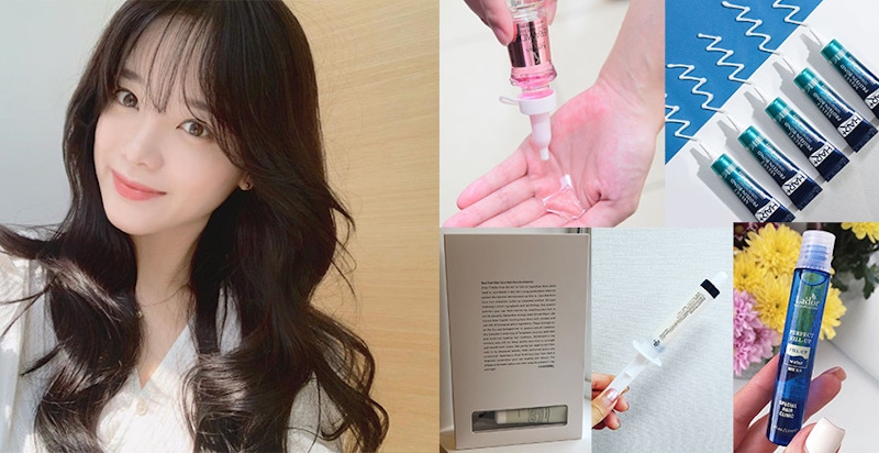 韓妞背殺靠這一招～護髮安瓶給髮尾吃補，一掃分岔雞絲髮！｜護髮推薦