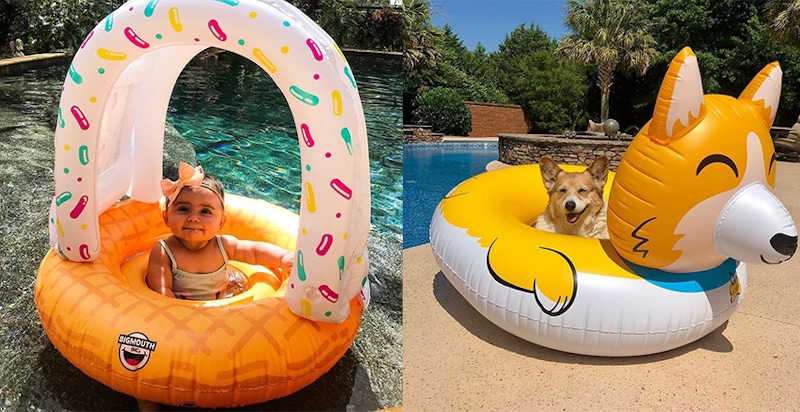 可愛到過分了！網購熱賣造型游泳圈，Ins戲水照就靠它們搏讚～｜造型泳圈推薦