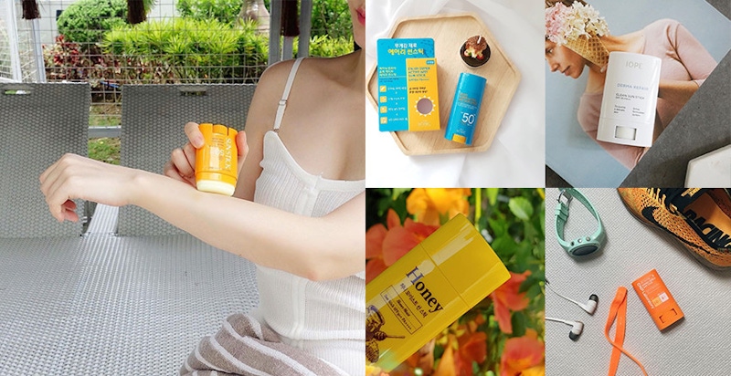 嚕一嚕就能補防曬！韓國防曬棒發跡紅遍亞洲，推薦5支低敏防曬棒｜防曬棒推薦