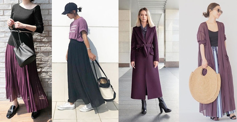 這秋天流行色也太美了～仙氣飄飄的千禧紫，來看日妞如何加進OOTD｜穿搭推薦