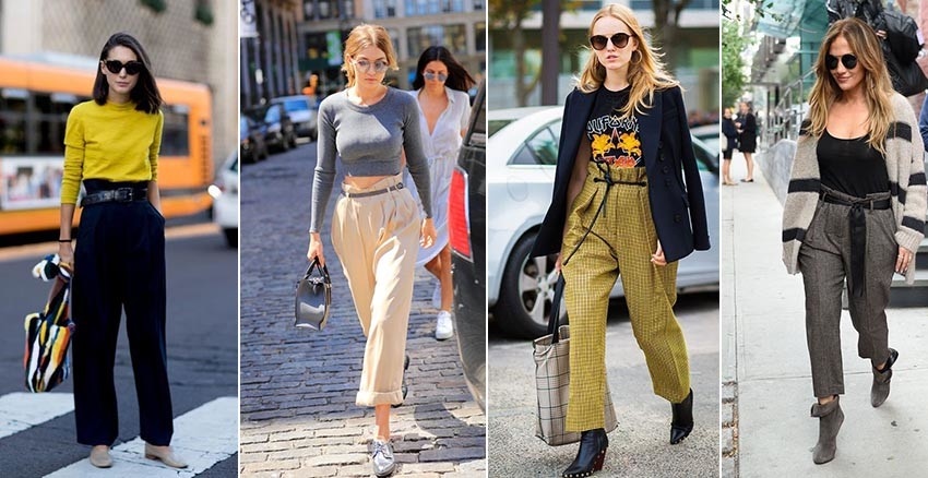 比寬褲更容易上癮！修飾腰腹又能大長腿，紙袋褲一穿就回不去啦~｜穿搭推薦