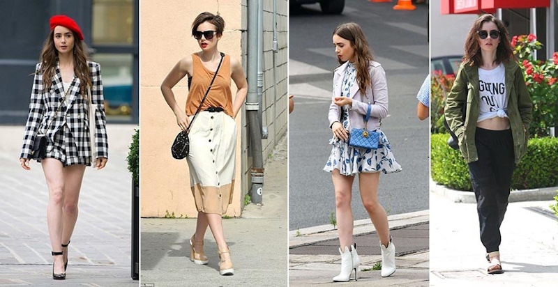 好期待這部美劇！莉莉柯林斯新劇狂換衣，私服穿搭也超精彩！｜穿搭推薦