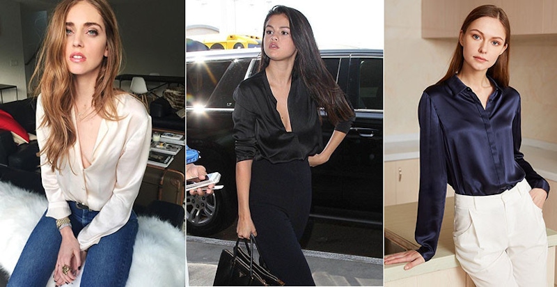 穿搭質感升級一件就夠！百搭緞面襯衫，輕鬆打造女總裁氣勢｜襯衫穿搭推薦