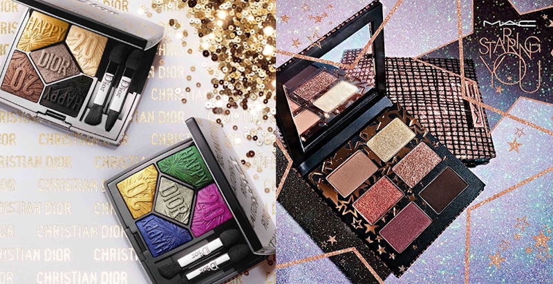 全黑控心臟狂跳！2019限量聖誕眼影盤，每一盤都好美怎麼選啦~｜眼影推薦