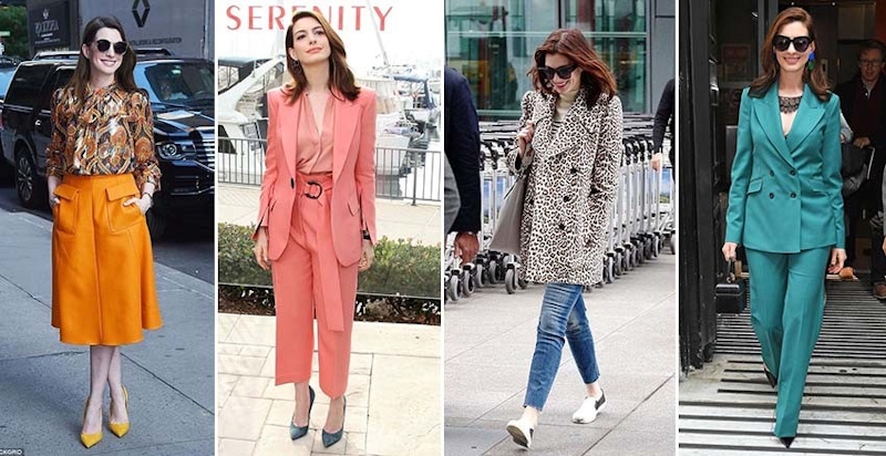 新劇造型好好看~安海瑟威亮眼穿搭，3大重點抓住目光｜名人穿搭