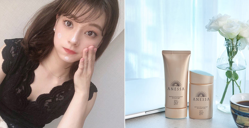 妝前多加一支「安耐曬小金瓶」，水潤成分持妝還能全天抵擋紫外線，黯沉斑點光老化從此與你無關！｜防曬推薦