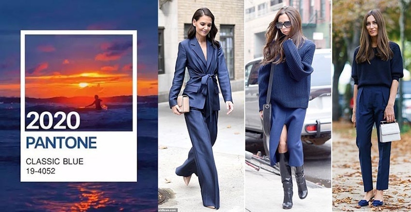 巨顯白又好駕馭~PANTONE年度色經典藍，秋冬這樣穿最好看｜秋冬穿搭趨勢