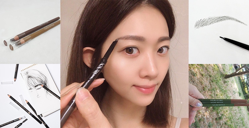 一筆到底不卡粉~韓妞狂推超好畫眉筆，每支都是高CP值整個超佛心｜眉筆推薦