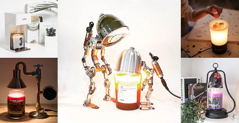 點蠟燭又怕走火～快試試韓國最夯融燭燈，融出香氣更有氛圍｜燭台推薦