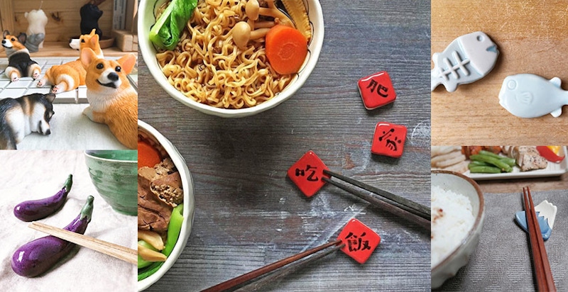 放餐桌或辦公桌都實用~光看都療癒的筷架，桌上放一顆超討喜｜筷架推薦