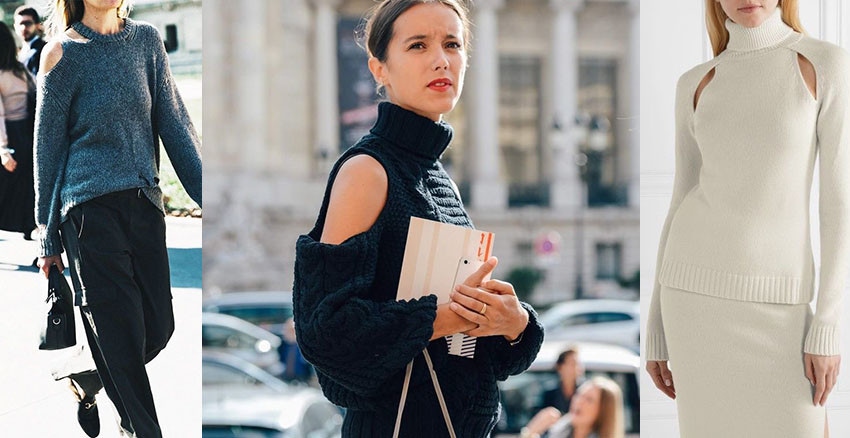 露得舒適又高級~今年毛衣變有趣，挖個洞正好適合暖冬XD｜穿搭推薦