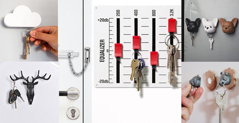 可以刪掉鎖匠大叔的電話啦～幫鑰匙找個溫暖的家，特搜趣味鑰匙架｜生活小物推薦