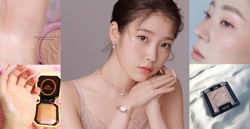 比配戴珠寶更吸睛~IU同款仙女頰彩，粉色腮紅加點金是關鍵｜粉色頰彩推薦