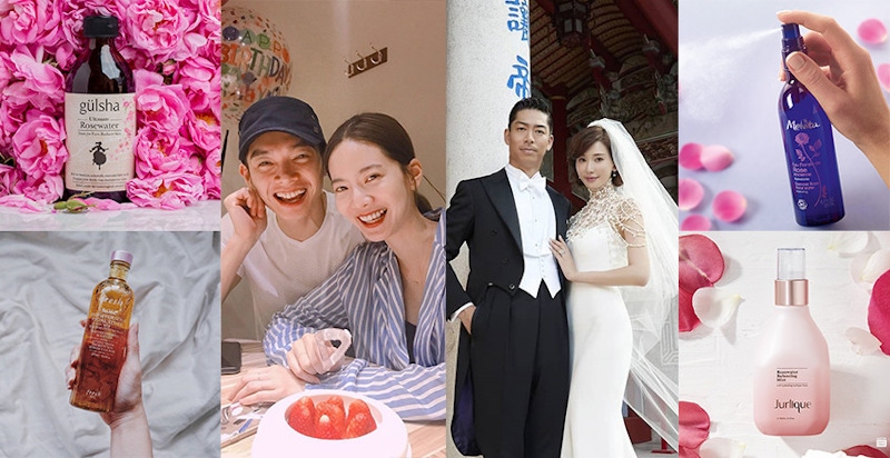 隨時做好閃婚的準備~林志玲跟喬喬都是濕敷狂，玫瑰化妝水敷出花嫁美肌｜化妝水推薦