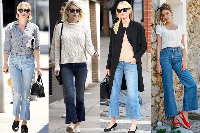 YES！喇叭褲回來了~穿出顯瘦好比例，腳脖子記得露出來｜穿搭推薦