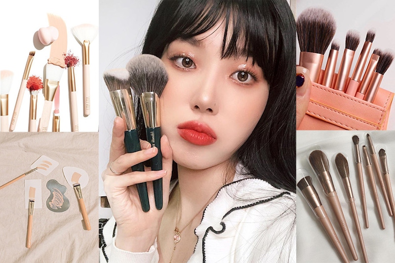 彩妝技巧大躍進~韓妞特推5款韓國高顏值化妝刷具，攤出來各個都是彩妝高手｜化妝刷具推薦