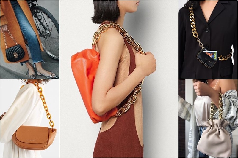 鋒頭搶過包包本身~時髦精瘋迷鎖鏈包，隨手一揹存在感爆棚｜配件推薦