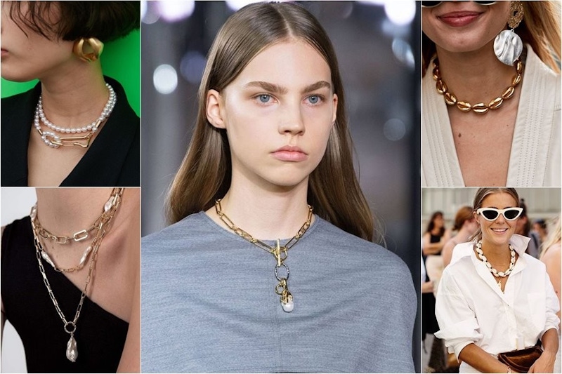 叛逆珍珠VS嬉皮貝殼~春夏穿搭一秒跳出，就靠項鍊來打造｜配件推薦