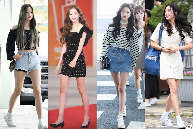 妹子腿也太長啦~大寶寶張元英，少女感穿搭又甜又辣｜穿搭技巧