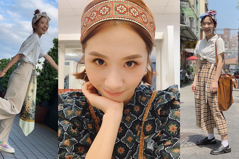 髮帶穿搭術，怎麼戴才水？Lulu黃路梓茵示範給妳看！｜髮帶推薦