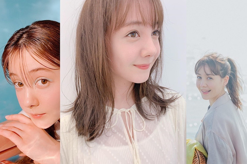 混血日模玲奈清新、似有似無的素顏妝好美，偽素顏教學這樣畫！｜妝容教學