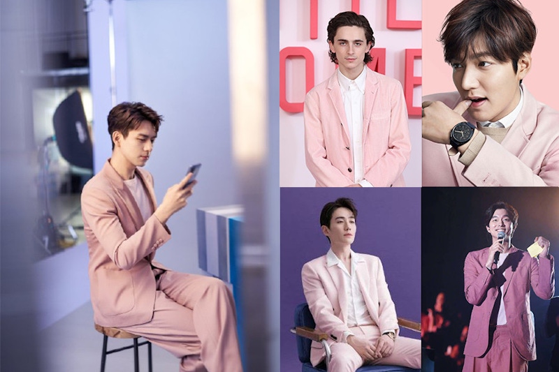 Elsa都穿上藍色當女王，男生當然也可穿上粉紅色散發魅力啊～｜粉色穿搭