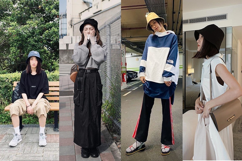 孟耿如、柯佳嬿都在戴！2020持續流行的漁夫帽，中性漁夫帽穿搭，時尚示範組一次看個夠｜穿搭推薦