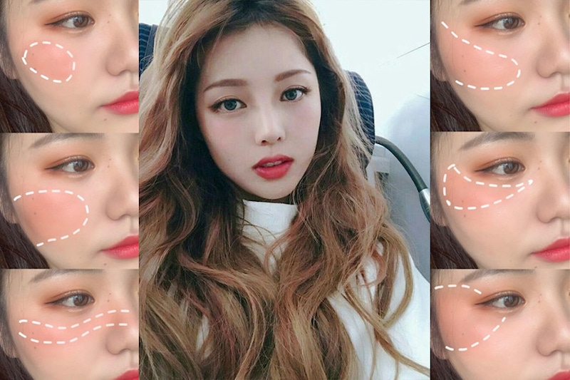 腮紅不只顯氣色，臉型配對腮紅位置，修容效果超好～｜化妝技巧