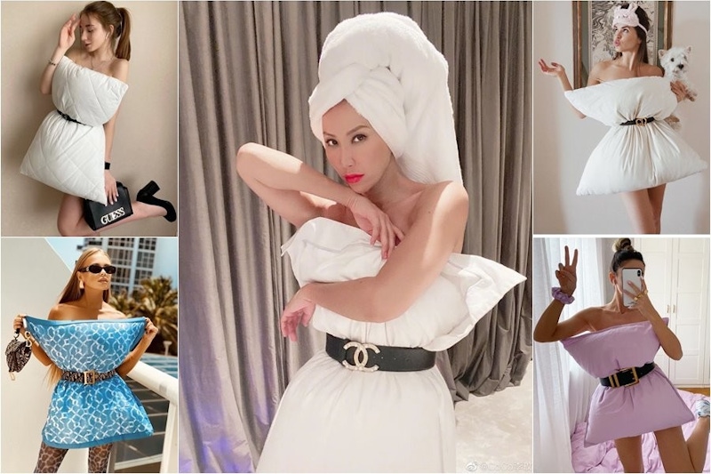 小安、COCO都入坑~社群瘋傳枕頭美照，快來試試宅家自拍新招數｜自拍新招