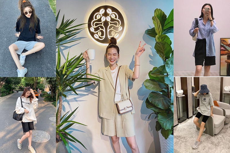 五分褲難駕馭？曾之喬這樣搭顯瘦又時髦，天天穿上都不膩～｜穿搭技巧