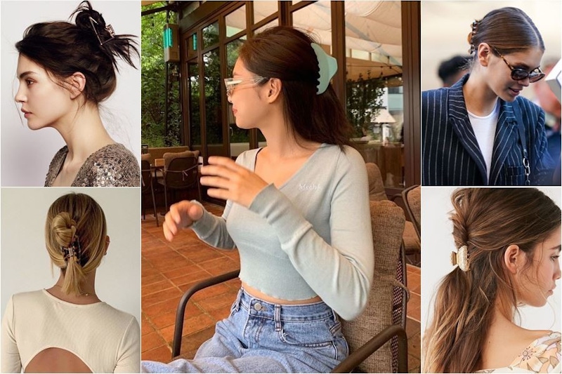 大媽流行回歸~潮模新寵鯊魚夾，隨意一夾涼快好時髦｜髮飾推薦