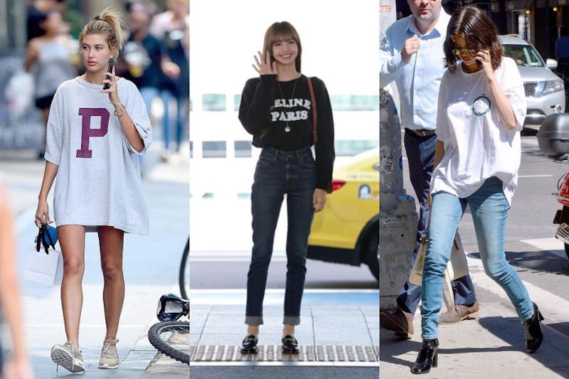 為什麼T恤一定要買大一個尺碼？名人教你t shirt穿搭這樣才夠潮！｜穿搭推薦