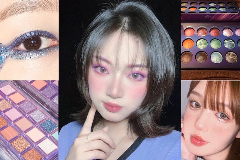 實現SpaceX太空漫遊夢～利用《亮片眼影》疊出漸層星空感，打造太空少女妝！｜眼影盤推薦