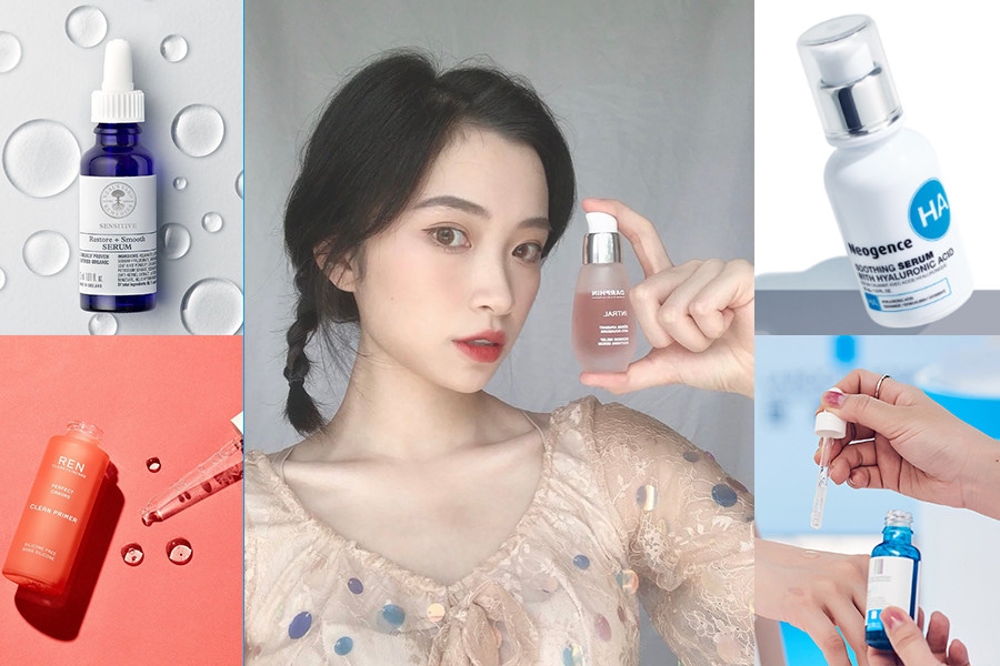 擠完痘痘、粉刺紅通通？5款舒緩精華鎮定泛紅肌，跟粗大毛孔説掰掰｜舒緩精華推薦