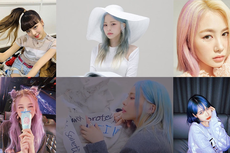 HEIZE迷你專輯回歸,挑染髮色,超仙氣,今夏韓星挑染大勢推薦|髮色推薦 HEIZE迷你專輯回歸,挑染髮色,超仙氣,今夏韓星挑染大勢推薦|髮色推薦