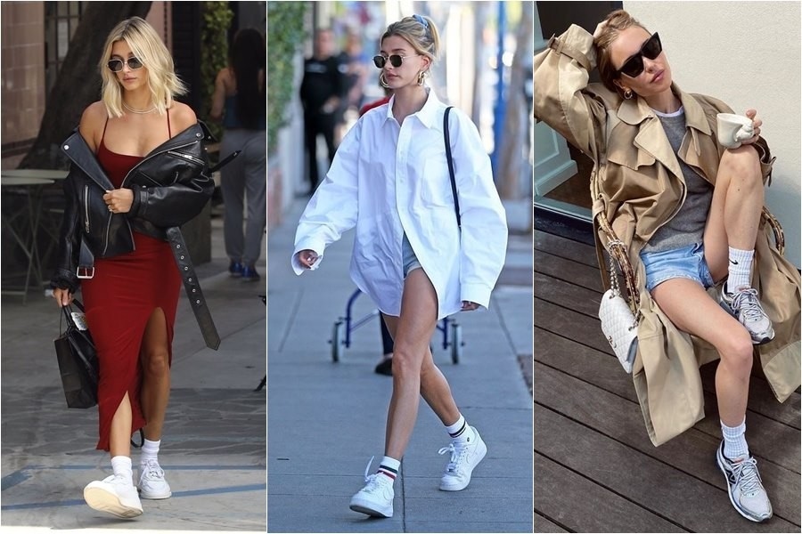 小白鞋正確打開方式~加一截運動短襪穿搭，夏季流行瞬間多了亮點！｜穿搭推薦