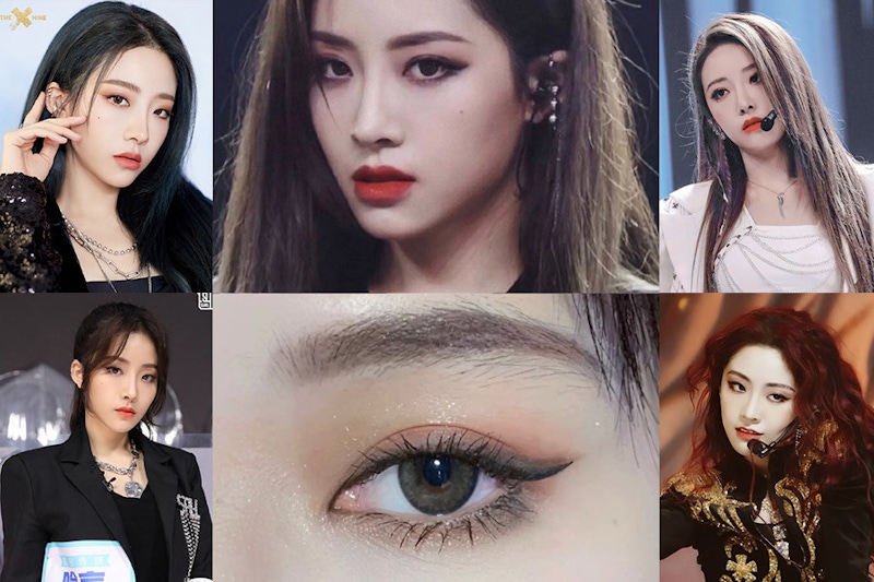 仿超A女團風？《THE9》喻言超颯眼妝學起來，保證1秒GET高級臉～｜妝容教學