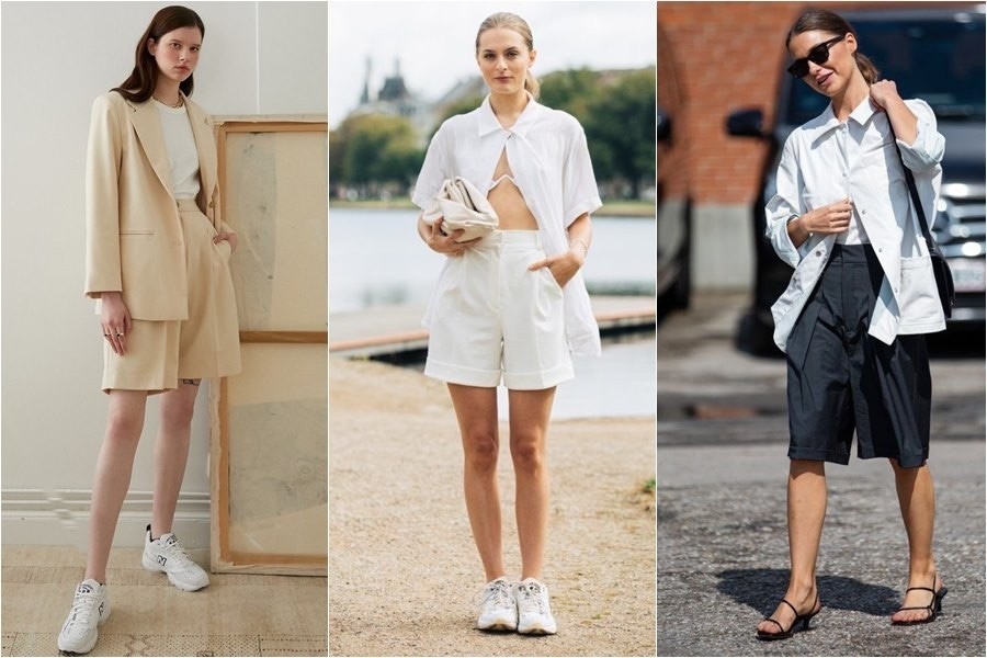 擺脫褲管黏腿的悶熱感~酷暑就靠褲裙穿搭來解套，行動自如又透氣｜穿搭推薦