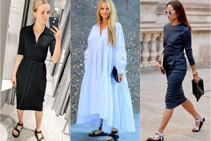 運動涼鞋醜醜惹人愛！搭裙裝才是本季正解，快來一雙幫穿搭加分~｜夏天夯貨