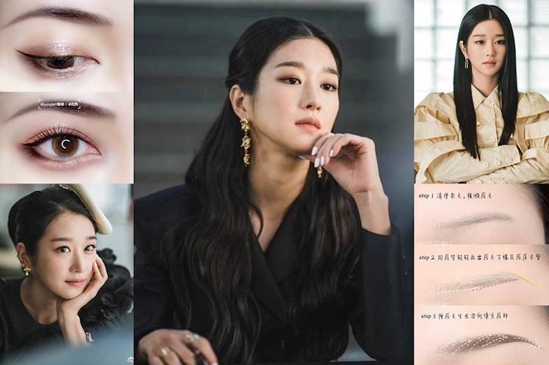 《雖然是精神病但沒關係》徐睿知冷豔眼妝電翻金秀賢，黑蓮花盡顯女王氣質｜眼妝教學