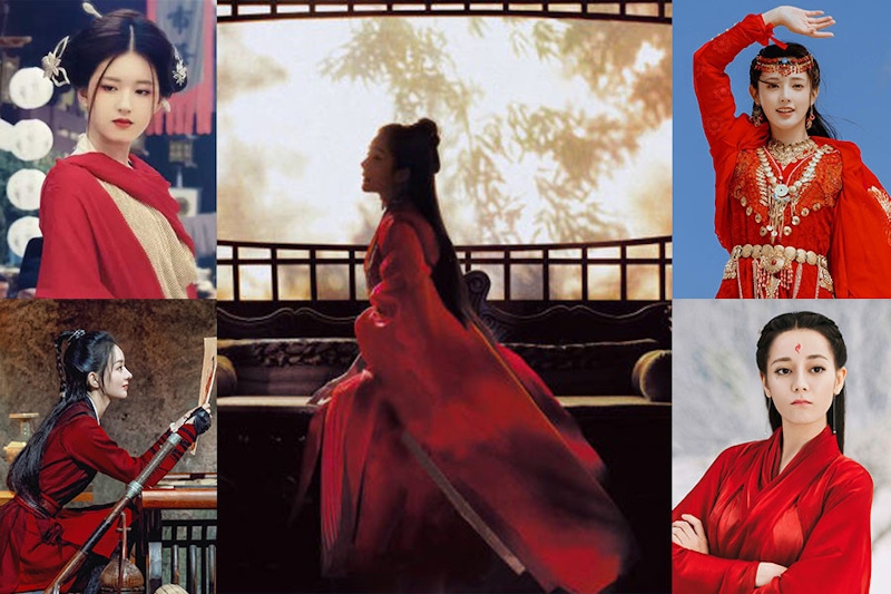 古裝劇中最驚豔的6位紅衣女子，傾城之姿你pick誰呢？｜女星焦點