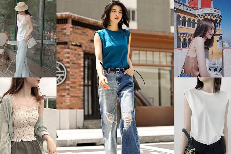 夏日小背心穿搭法則,搞清楚身型再挑款式,無袖露出超顯瘦手臂!|穿搭推薦 夏日小背心穿搭法則,搞清楚身型再挑款式,無袖露出超顯瘦手臂!|穿搭推薦